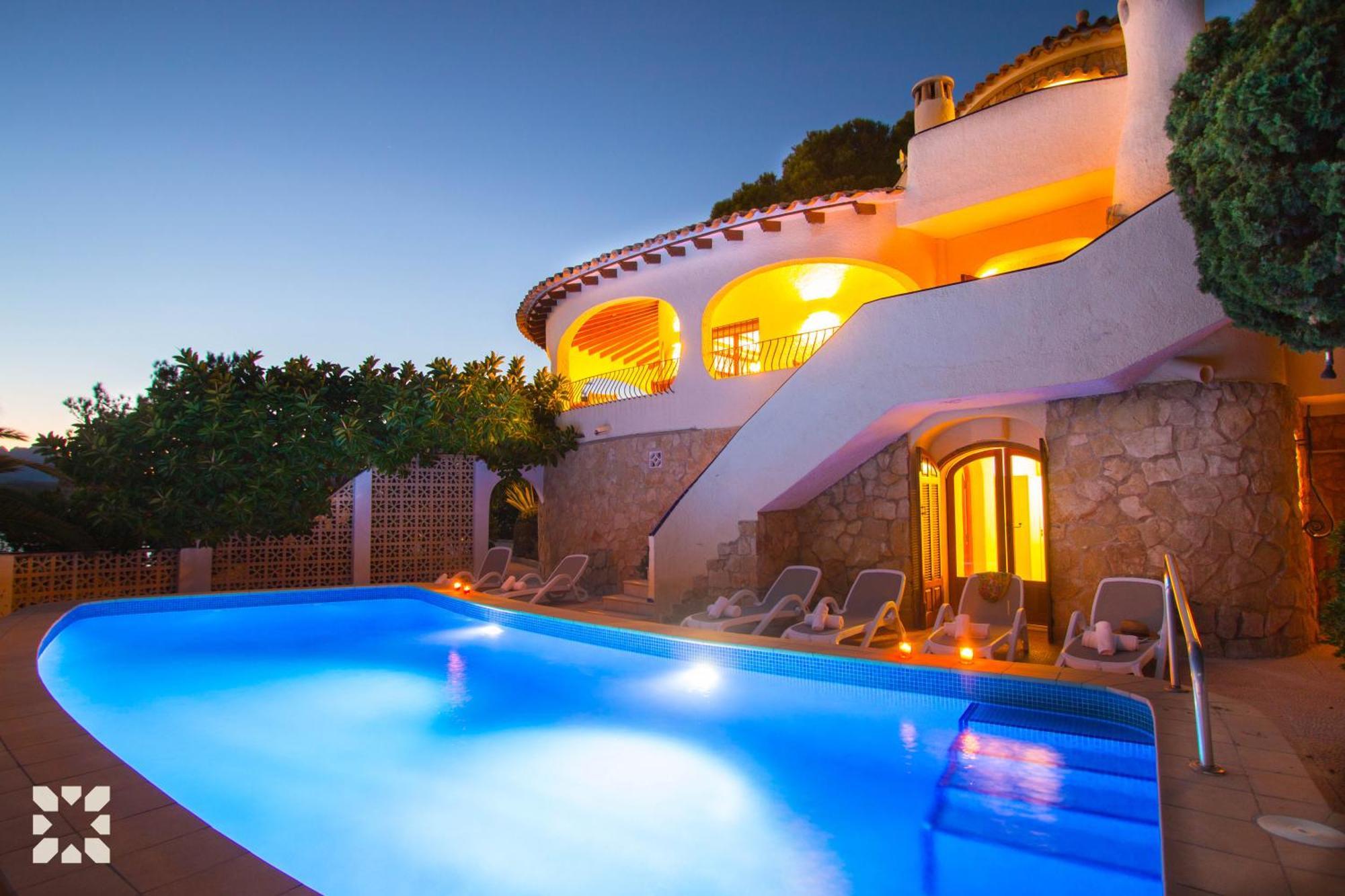 Villa Dauphin By Abahana Villas Moraira Esterno foto